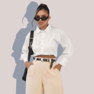 Camisa cropped